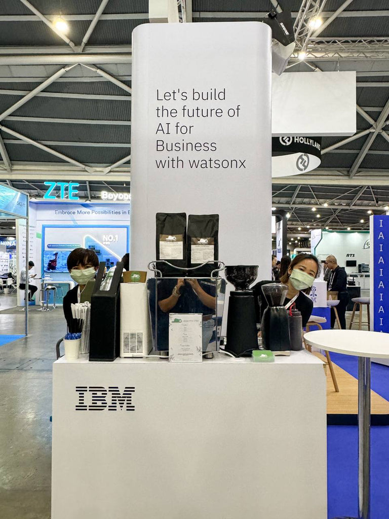 Wake The Crew Live Coffee Cart x IBM at Asia Tech Singapore 2024